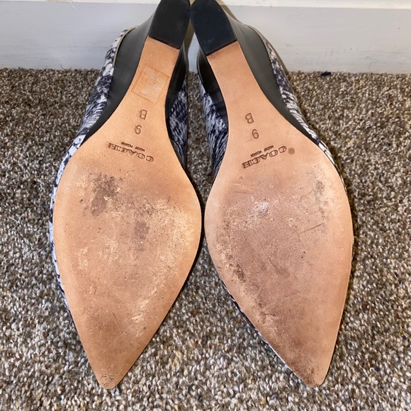 Coach Wedge Croc Print Shoes - Picture 3 of 6